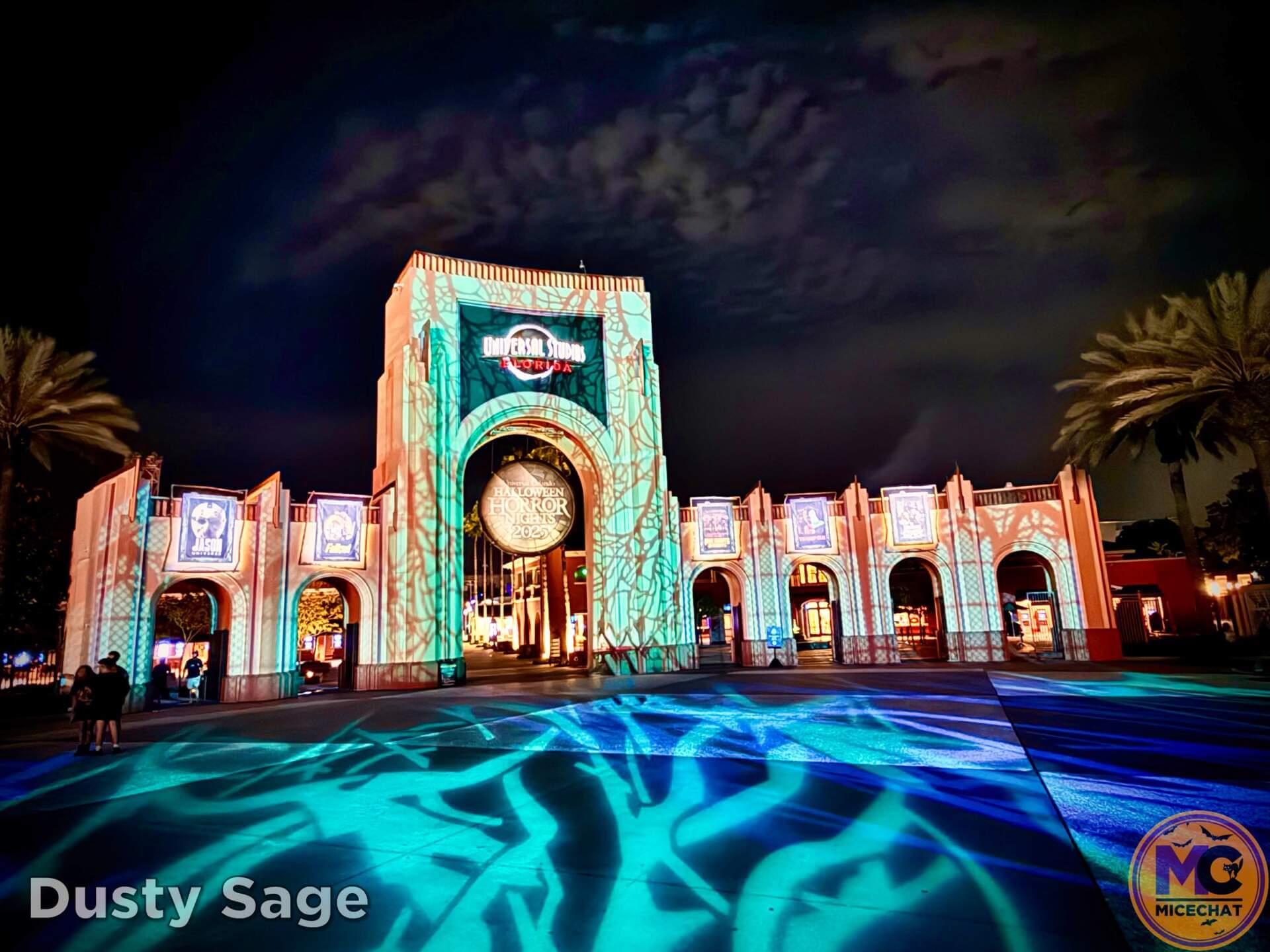 Halloween Horror Nights entrance at Universal Studios Florida