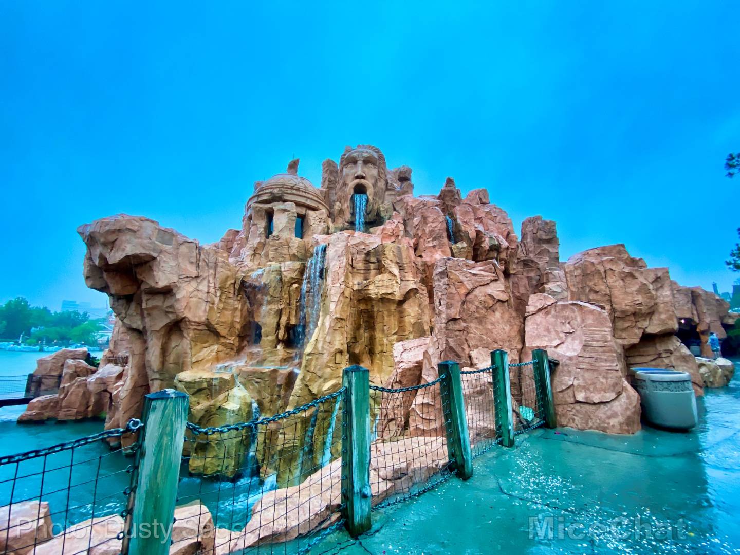 Mythos Restaurant exterior at Islands of Adventure