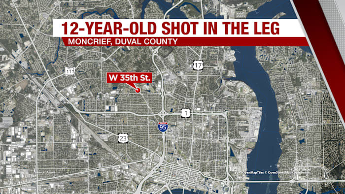 12-year-old boy shot in leg during argument between kids at Clanzel Brown Park: JSO
