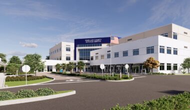 Rendering of the proposed $51 million Pinellas County North County Service Center in Clearwater, which would replace the existing facility and consolidate county offices.
