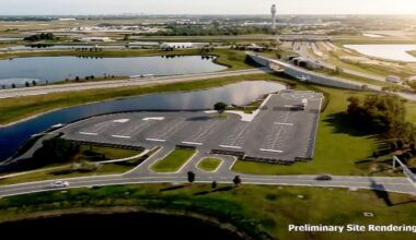 The Greater Orlando Aviation Authority has approved plans for a vertistop at Orlando International Airport. (GOAA)