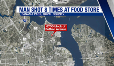 Man shot 8 times outside Buffalo Food Store in Panama Park: JSO
