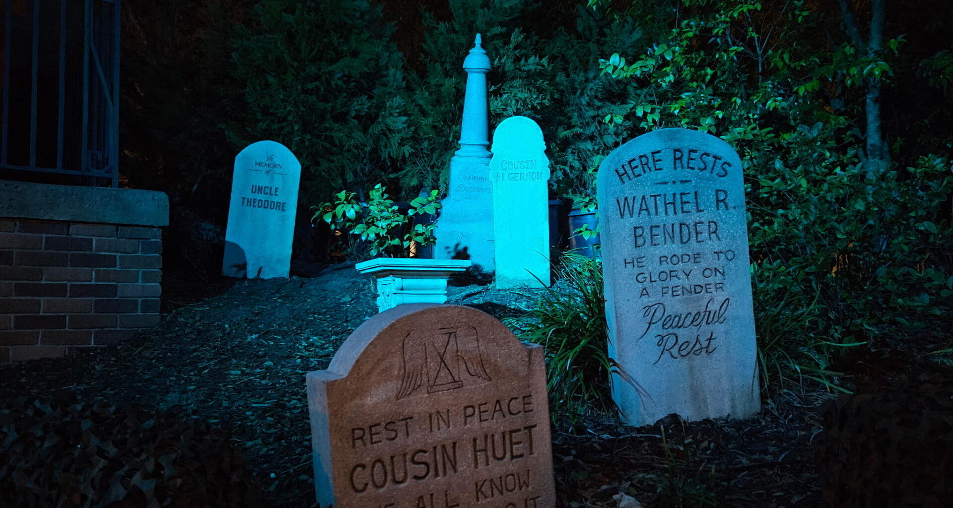 Several residents of the Haunted Mansion have found slightly different final resting places following work in the attraction’s queue at Magic Kingdom.
