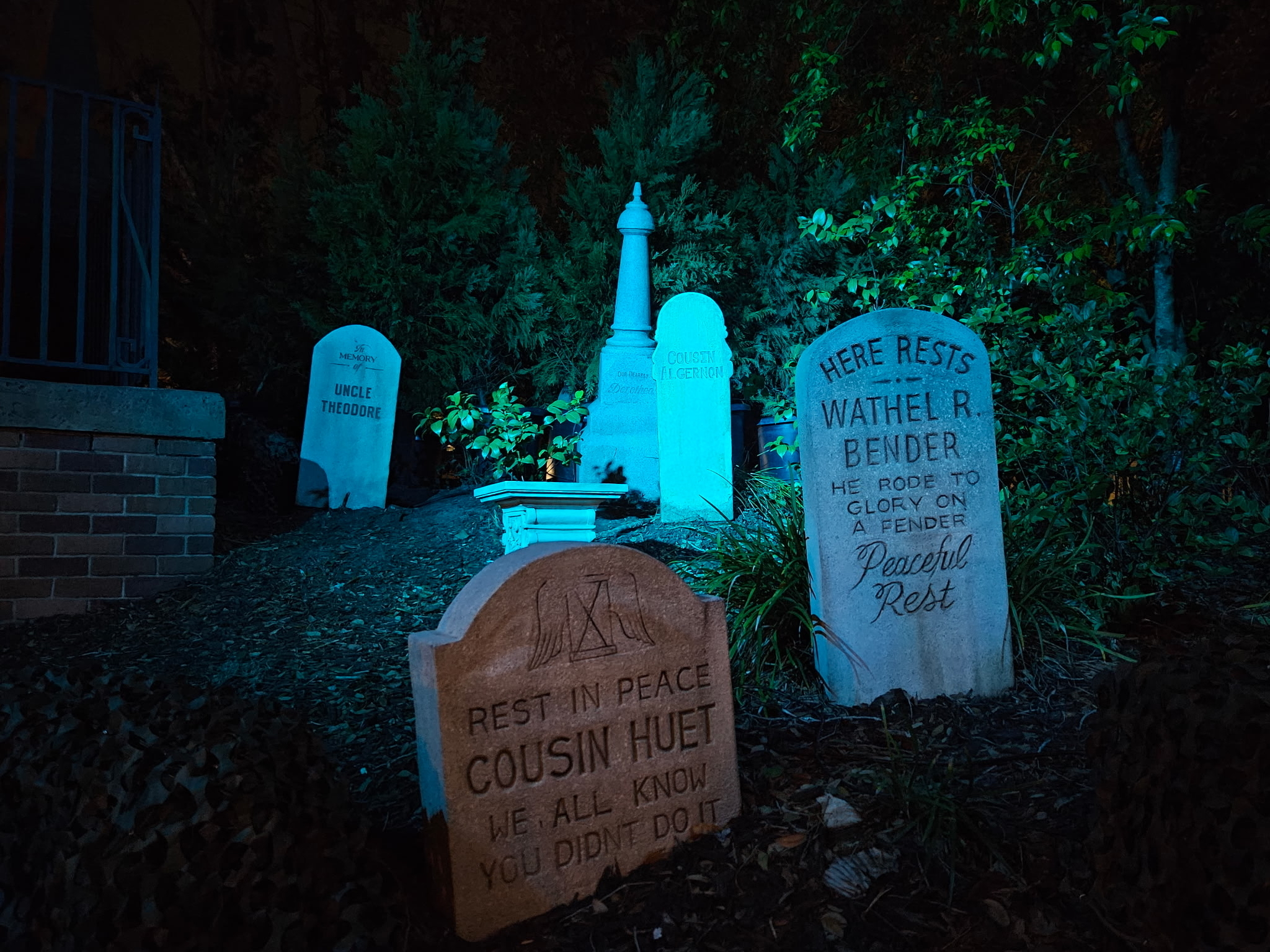 Several residents of the Haunted Mansion have found slightly different final resting places following work in the attraction’s queue at Magic Kingdom.