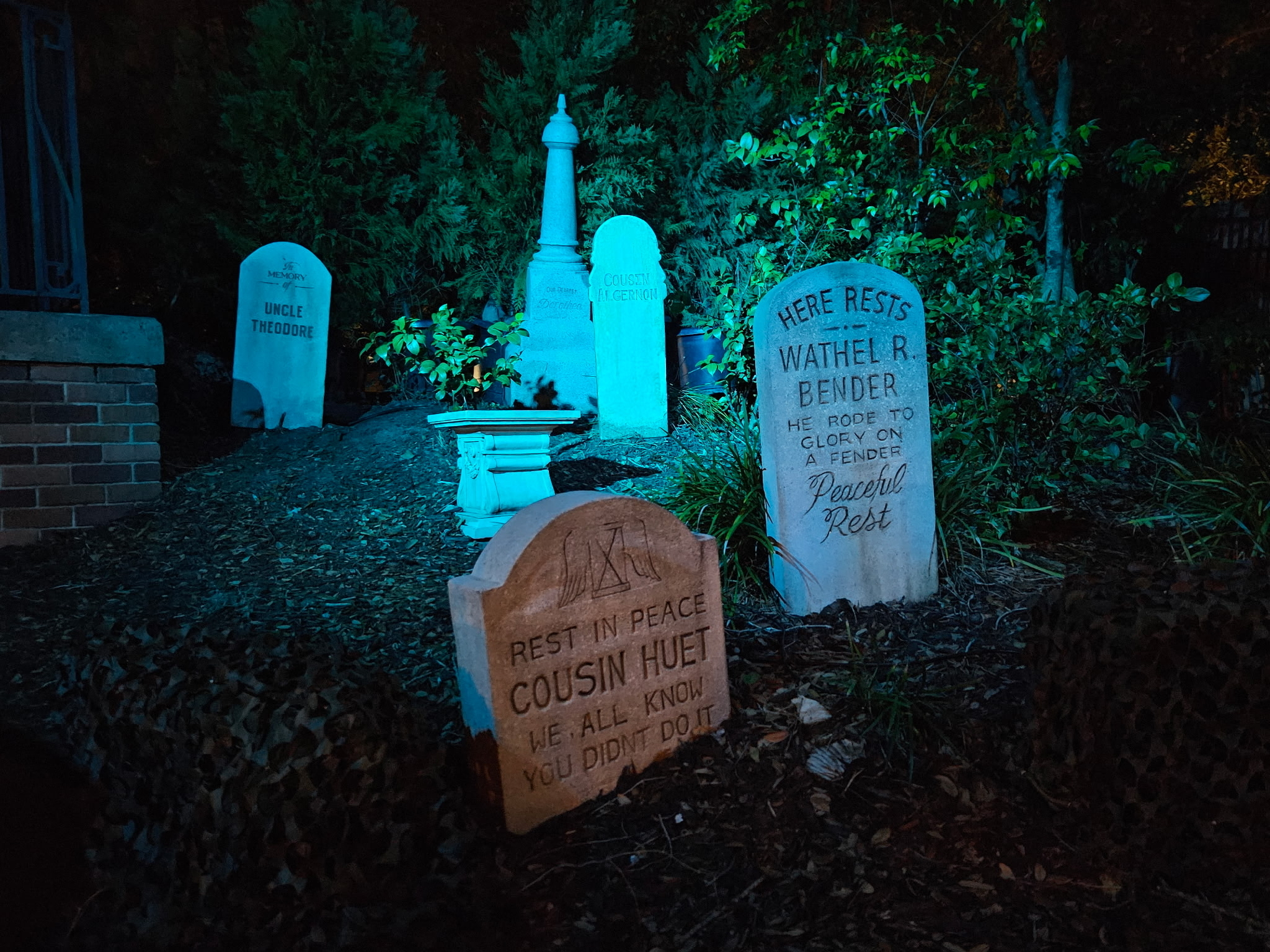 Several residents of the Haunted Mansion have found slightly different final resting places following work in the attraction’s queue at Magic Kingdom.