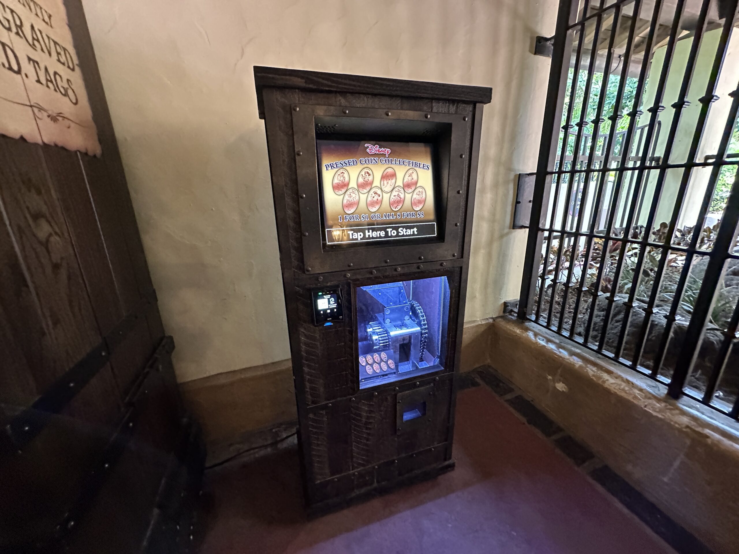 Four New Pressed Penny Machines Installed at Magic Kingdom