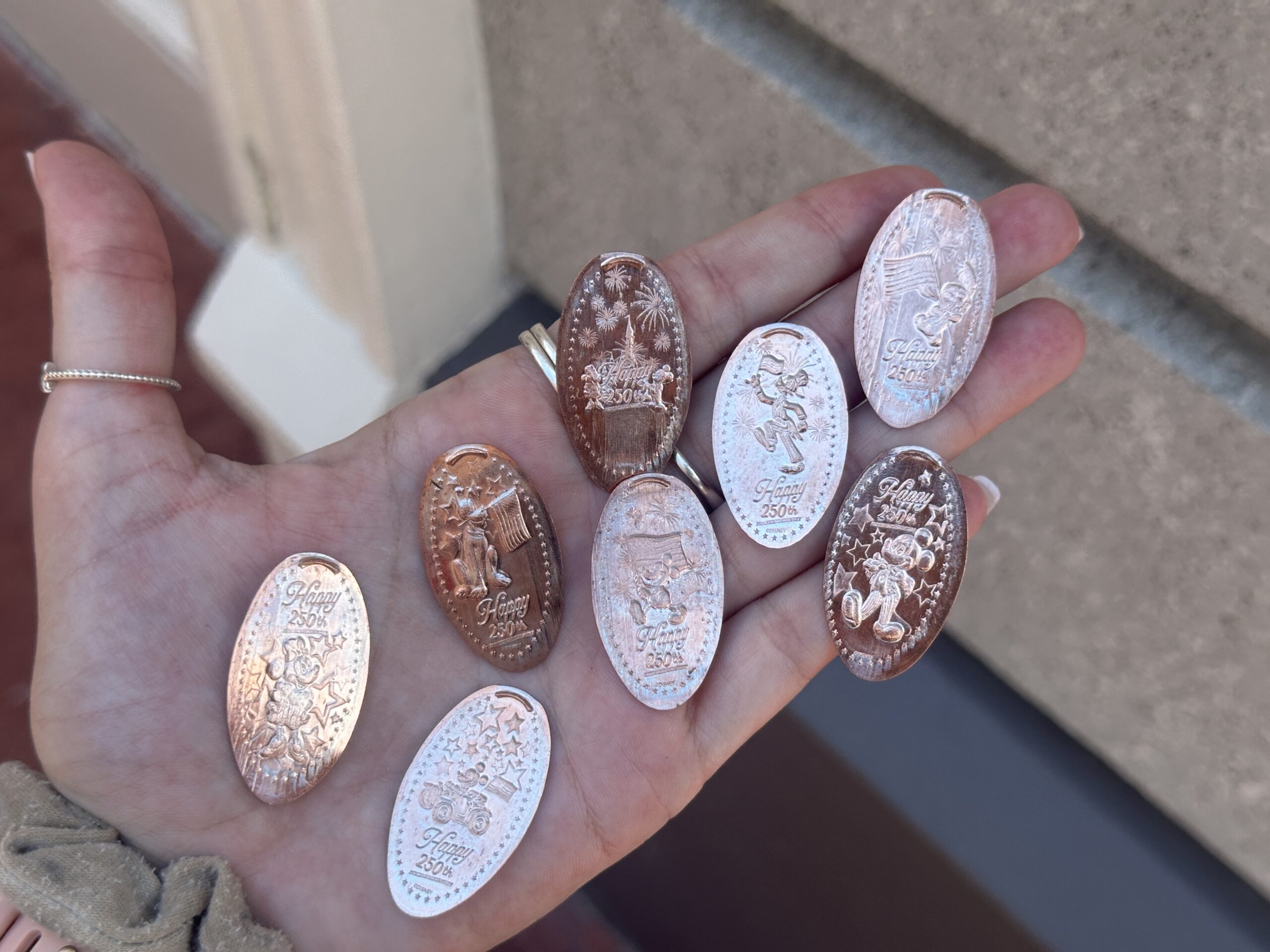 Four New Pressed Penny Machines Installed at Magic Kingdom
