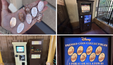 Four New Pressed Penny Machines Installed at Magic Kingdom