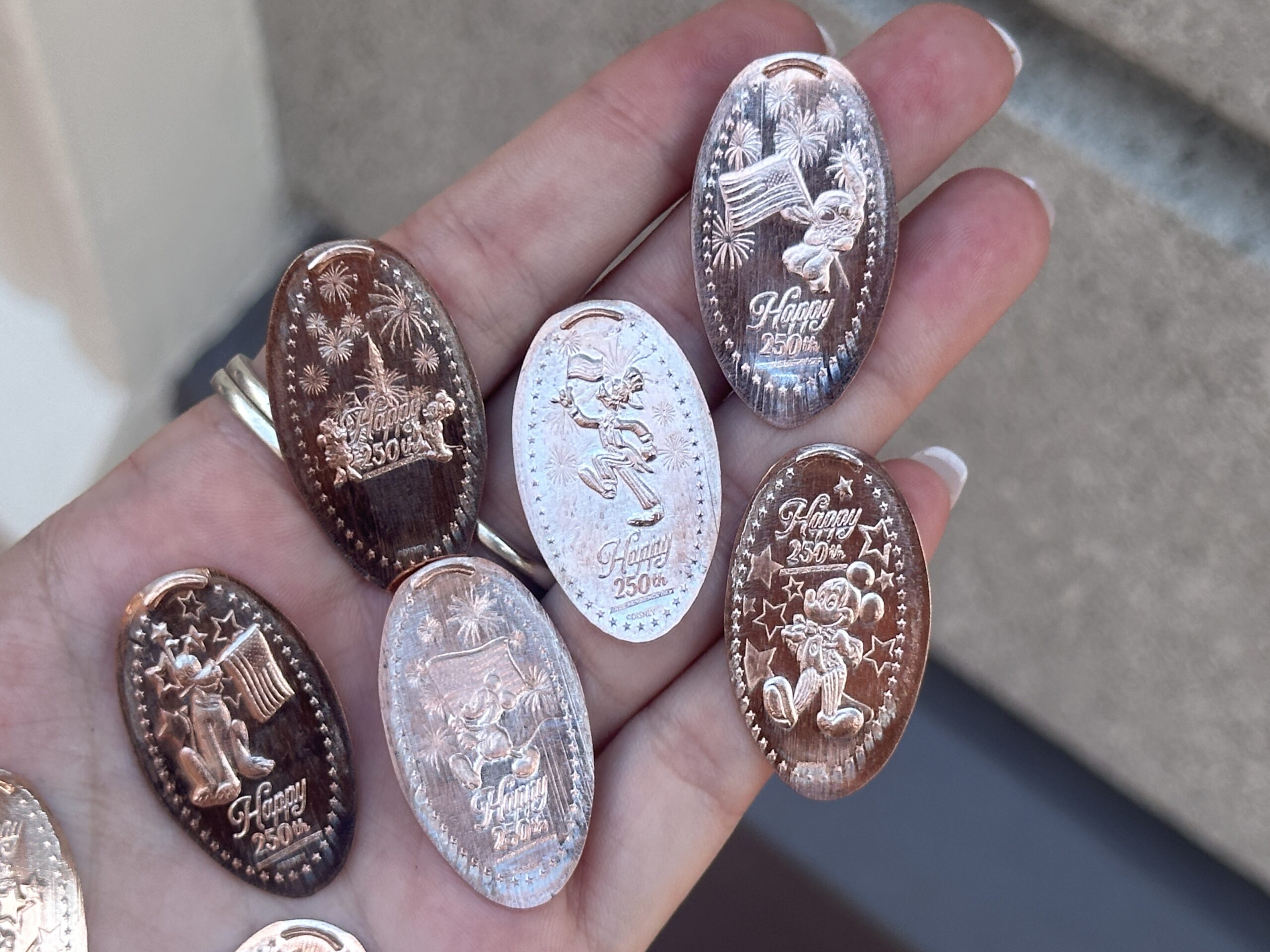 Four New Pressed Penny Machines Installed at Magic Kingdom