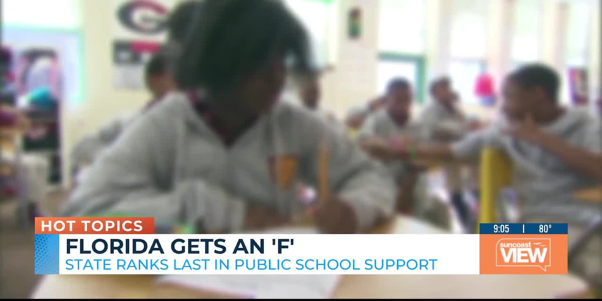 School Support Ranks Low in Florida