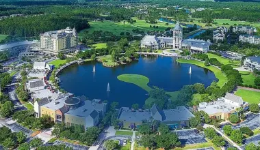 Aerial view of World Golf Village
