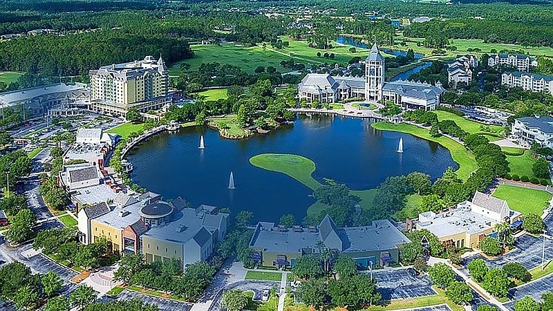 Aerial view of World Golf Village