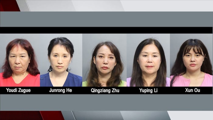 Miami-Dade deputies arrest 5 women at 4 massage parlors