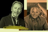 WeatherTech founder and CEO David MacNeil and Oracle chairman Larry Ellison