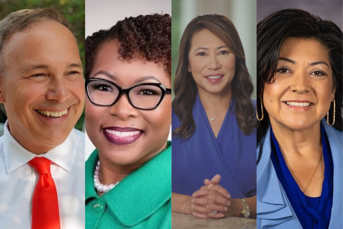 From left to right: Chris Messina, Tiffany Moore Russell, Stephanie Murphy and Mayra Uribe