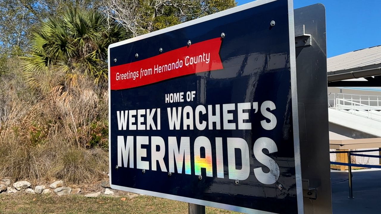 New sign added at Weeki Wachee for America 250. (Tim Wronka)