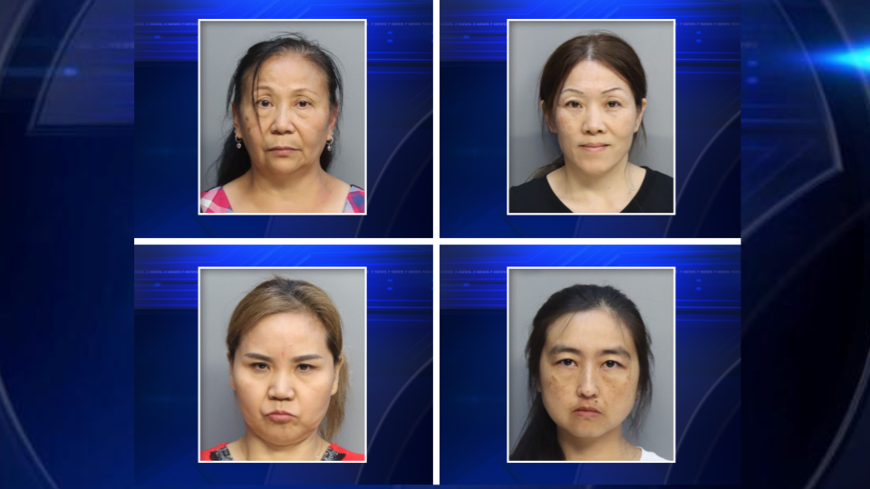 Prostitution sting operation leads to 4 arrests at Miami-Dade massage businesses - WSVN 7News | Miami News, Weather, Sports
