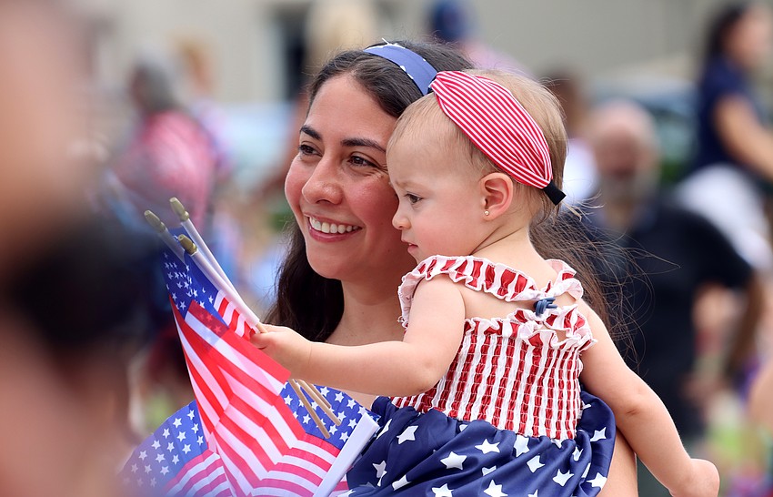 Last year, Lila Miller, 10 months at the time, enjoyed the Winter Garden All-American Kids Parade & Pancake Breakfast with her mom, Ale. Last year, Lila Miller, 10 months at the time, enjoyed the Winter Garden All-American Kids Parade & Pancake Breakfast with her mom, Ale.