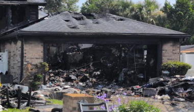 2 Orange County deputies hospitalized after garage fire, officials say