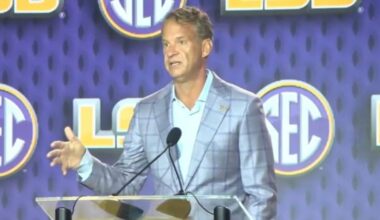 LSU Football highlights final day of 2026 SEC Media Days in Tampa