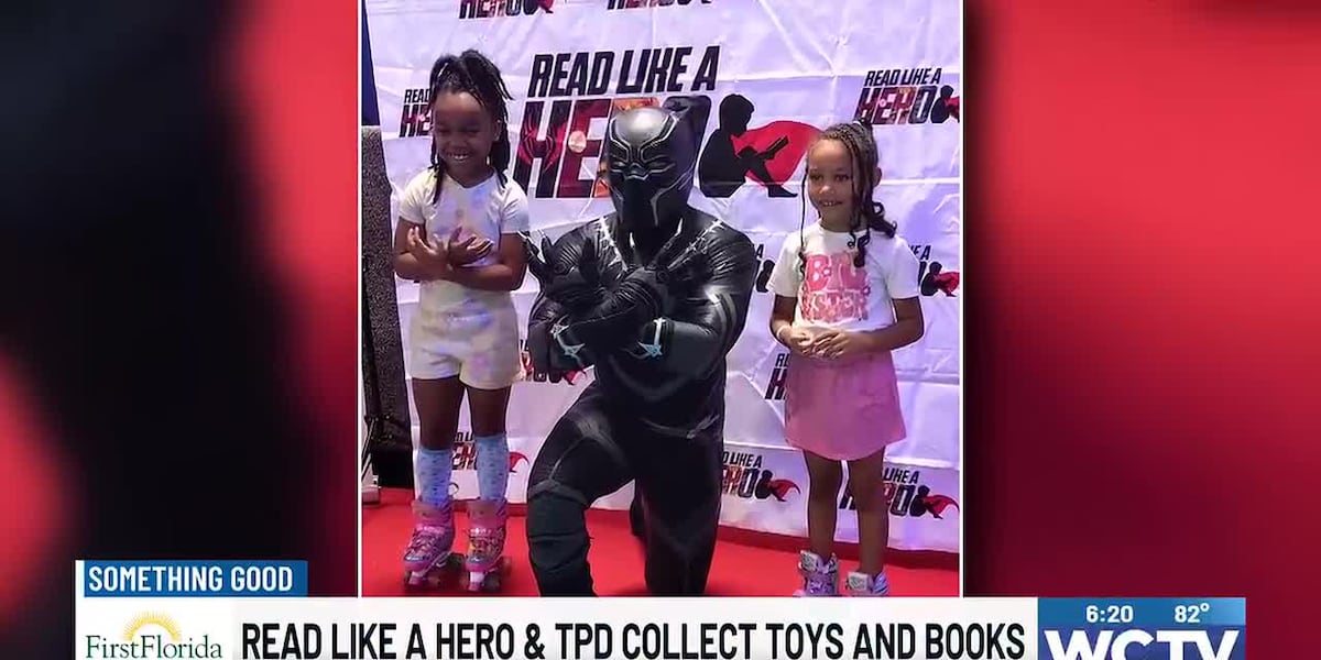 Something Good: Read Like a Hero, TPD collect toys and books