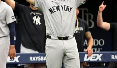 Ben Rice homers twice, Yankees beat Rays 12-4 to split 4-game series – Hartford Courant
