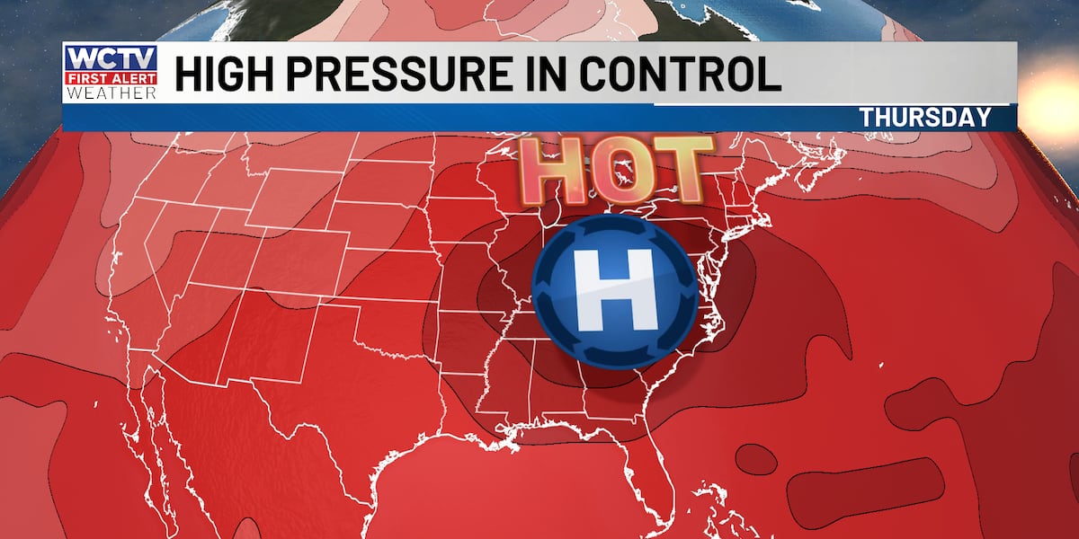 First Alert Daily: Hot and dry heading into the holiday weekend for Tallahassee, the Big Bend and South Georgia