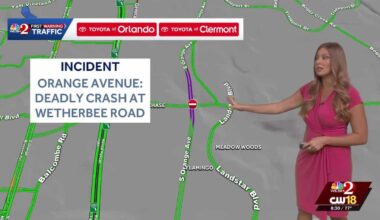 FHP: 1 killed, 2 others hurt in crash on Orange Avenue in Orlando