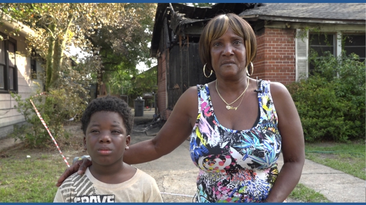 Jacksonville grandmother forced to rebuild after possible lightning-sparked fire destroys home