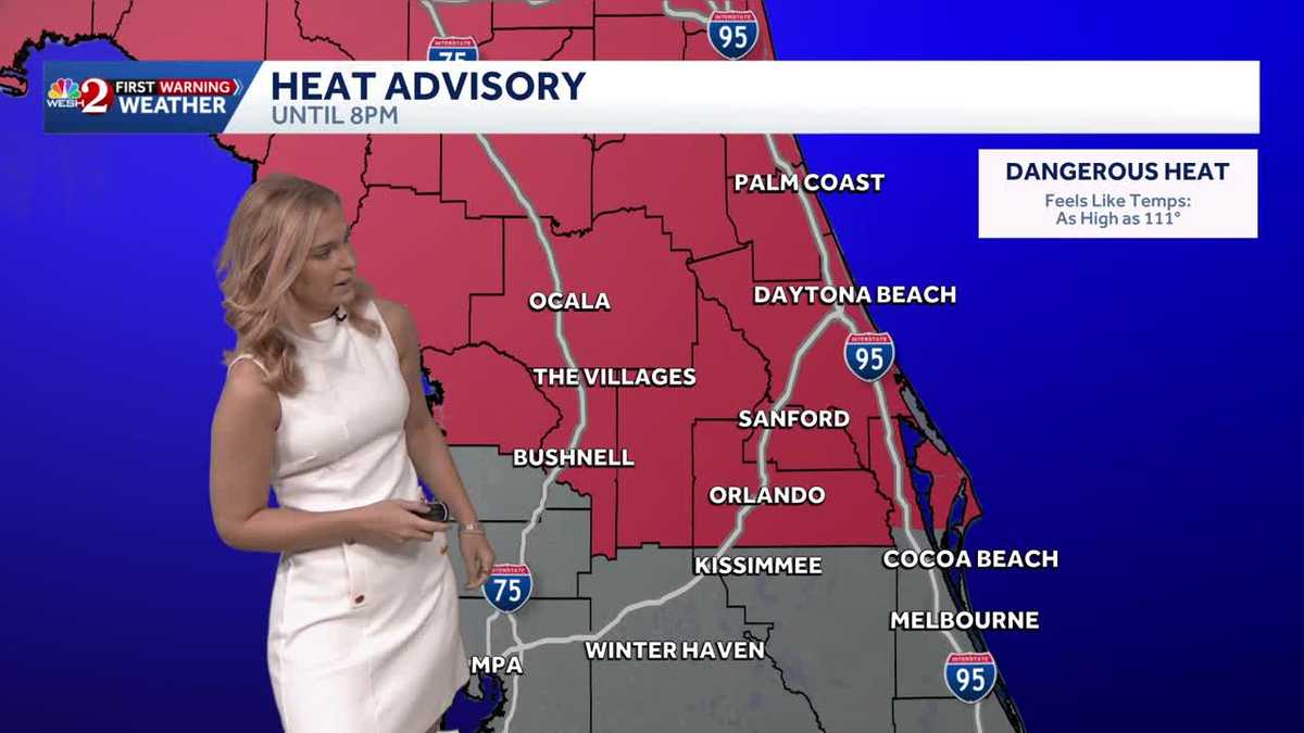 Tracking major heat and storms this afternoon across Central Florida
