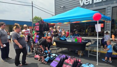 Verizon stores giving away free backpacks across the First Coast Sunday