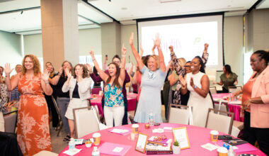 A group of people at an Amplify Women Tampa Bay conference