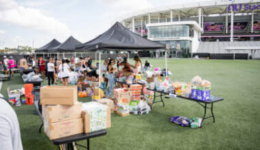 Miami Community Unites at the Inter Miami CF Foundation’s Relief Drive for Venezuela at Nu Stadium