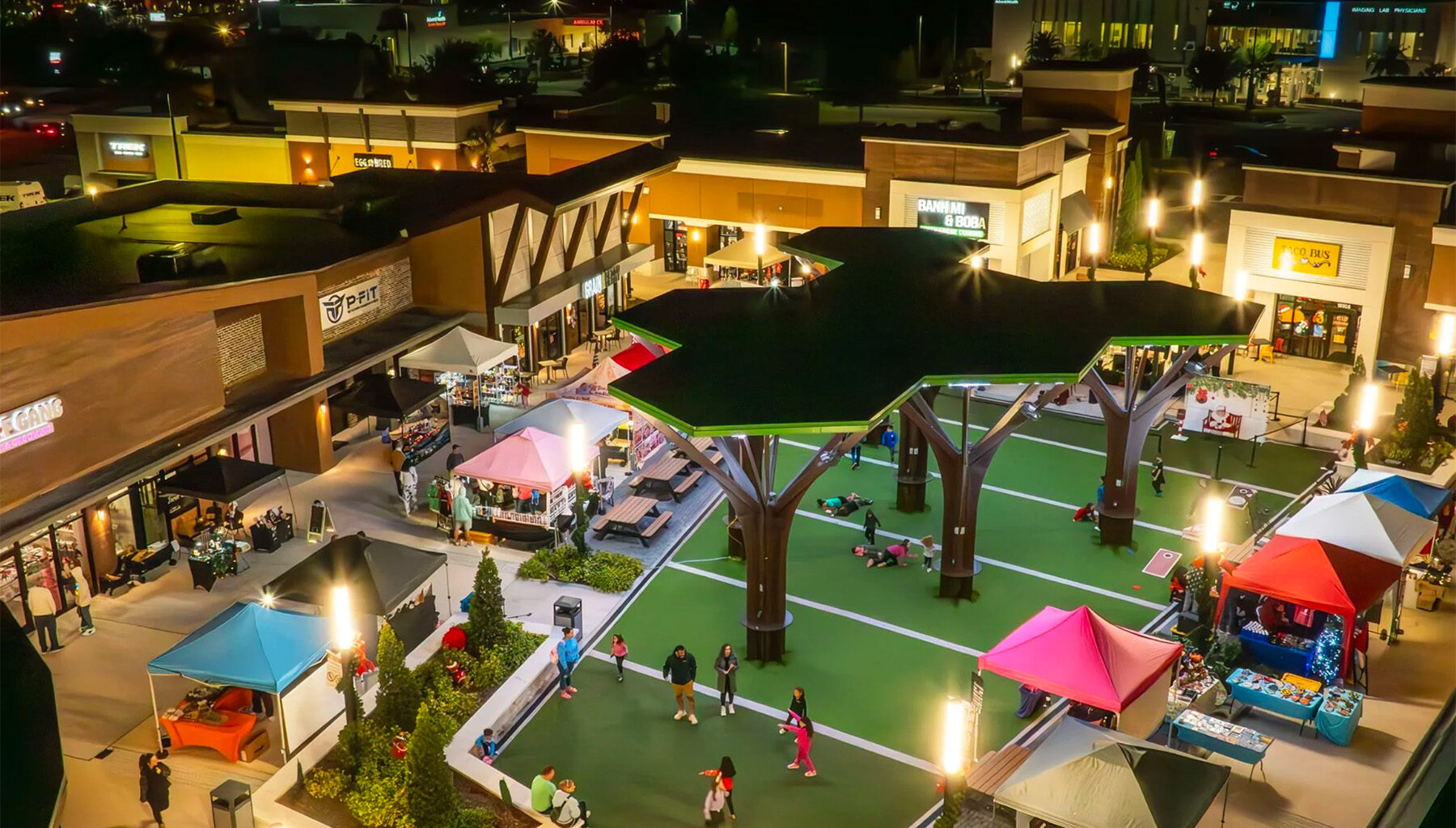 rendering of new retail project