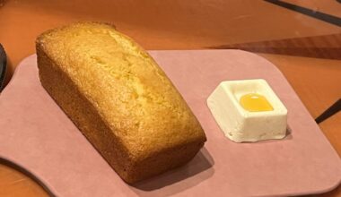 Fresh cornbread, a staple at Boatwright