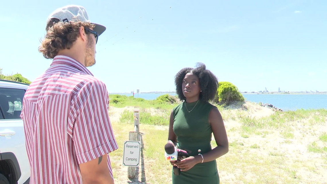 Jacksonville man describes rescue attempt after swimmer goes missing at Huguenot Memorial Park