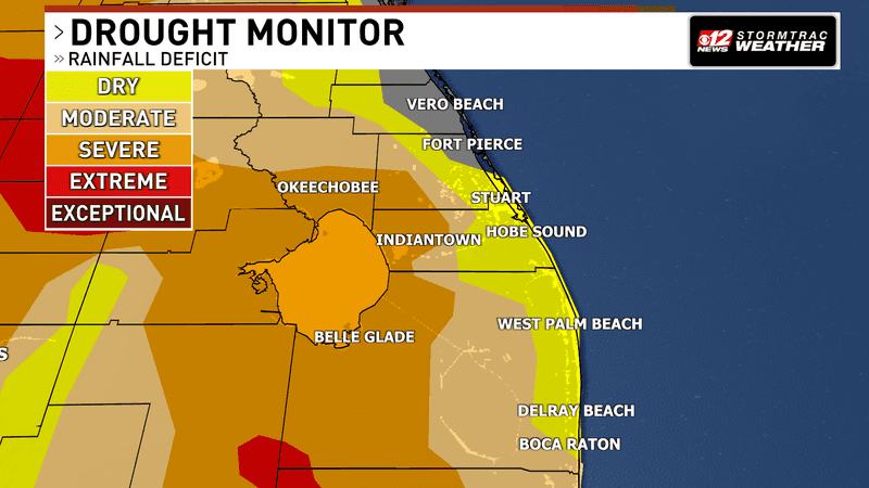 South Florida drought conditions show little change despite scattered rain. (WPEC)