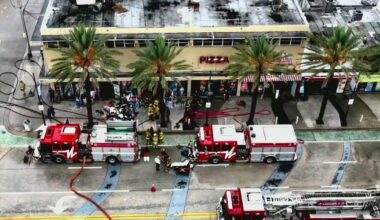 Crews extinguish blaze at beach shop on Fort Lauderdale Beach