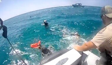 Video shows rescue of missing divers in Florida Keys after getting separated from boat