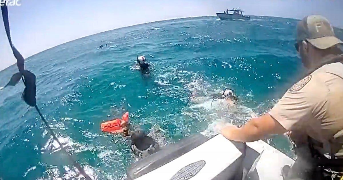 Video shows rescue of missing divers in Florida Keys after getting separated from boat
