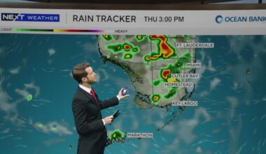 Showers, thunderstorms expected to roll across South Florida Thursday leading to flooding concerns