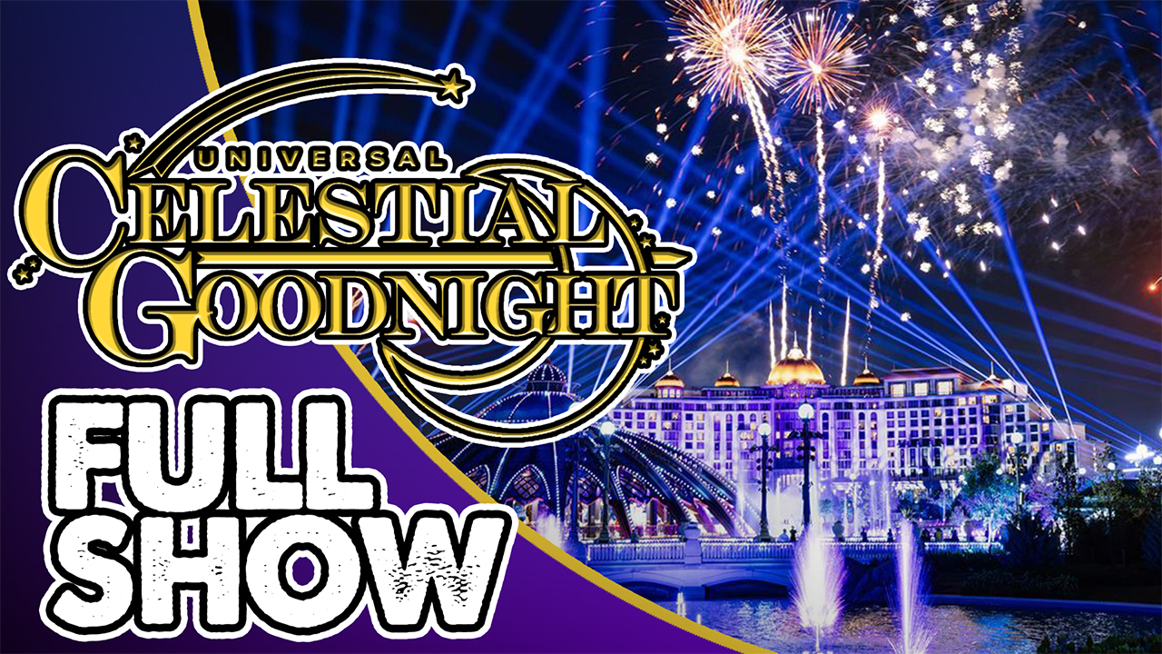 PHOTOS, VIDEO: Universal Celestial Goodnight Fireworks Show Premieres at Epic Universe