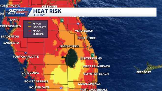 Impact weather today due to heat advisories across South Florida impact weather today due to heat advisories across south florida