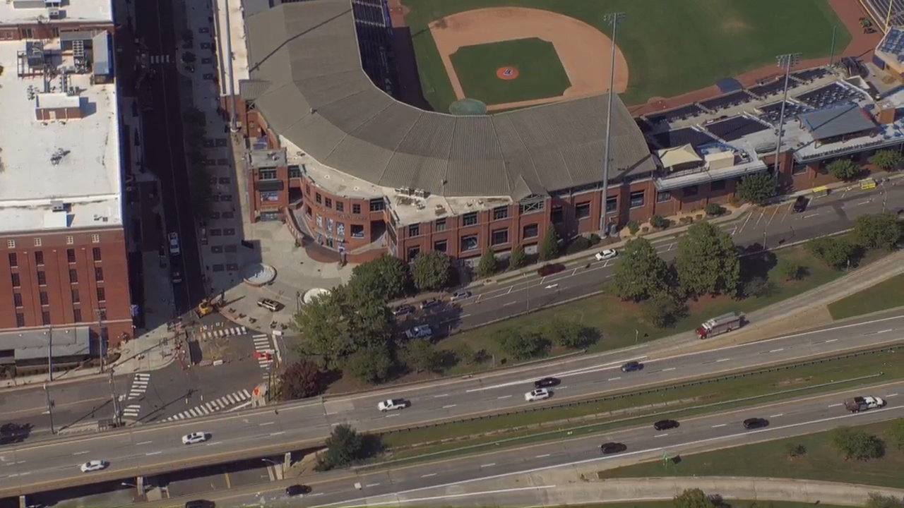 Gas leak in front of Durham Bulls Athletic Park, nearby businesses evacuated :: WRAL.com
