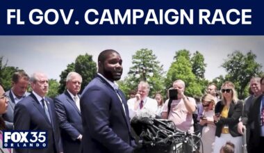 GOP frontrunner in Florida governor race, Byron Donalds, campaigns in Orlando