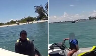 8-year-old in Florida caught jetskiing alone by cops: video