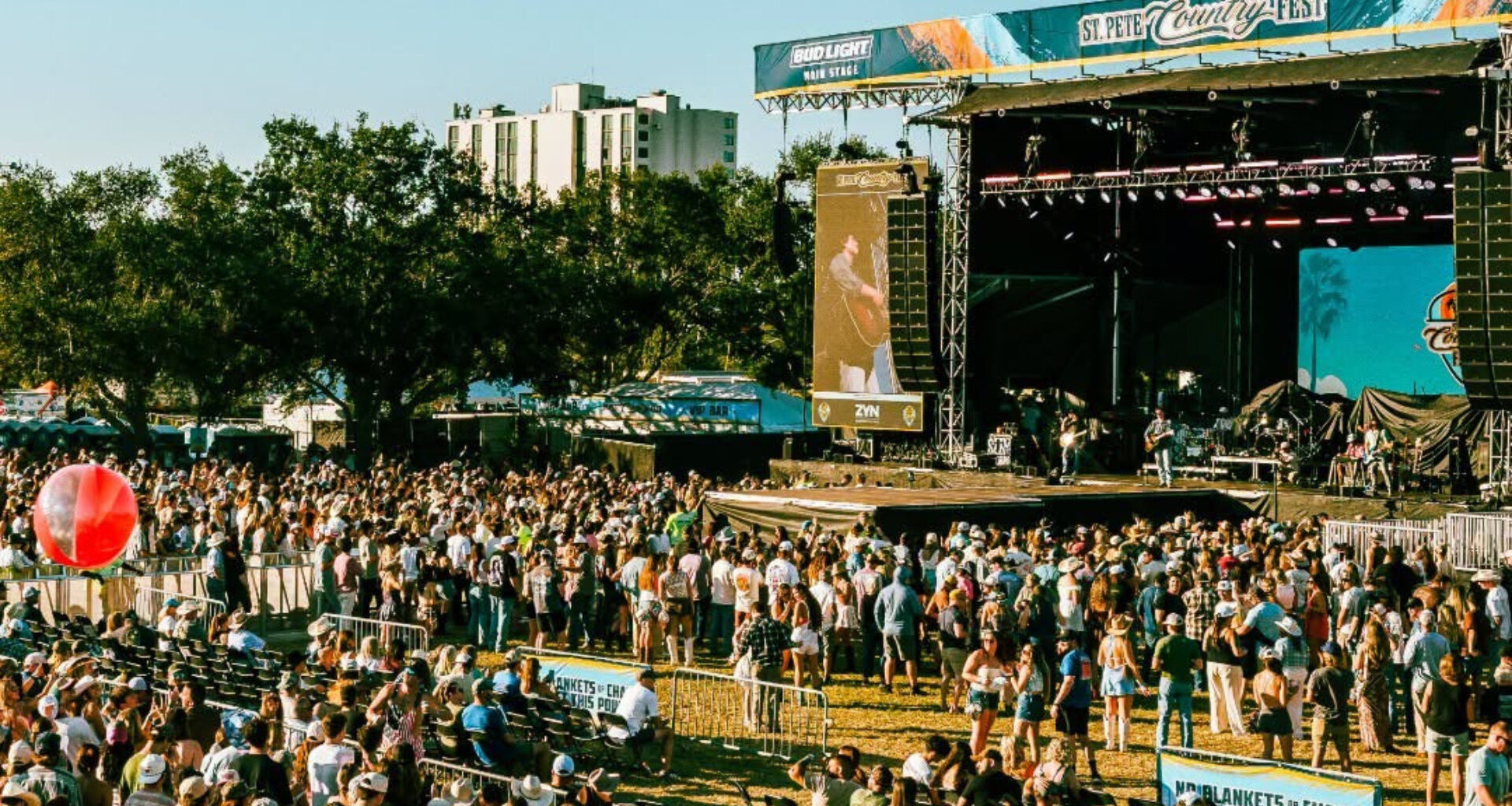 People at St. Pete Country Fest