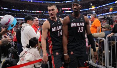 Ex-Heat teammates Bam Adebayo, Tyler Herro get into fight in Las Vegas