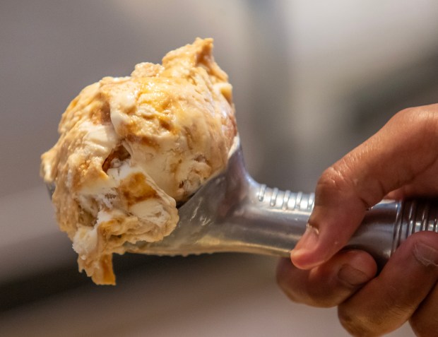 Salt & Straw is well known for unique flavors, but has plenty of traditional favorites at its Disney Springs location. (Chad Surmick / The Press Democrat)