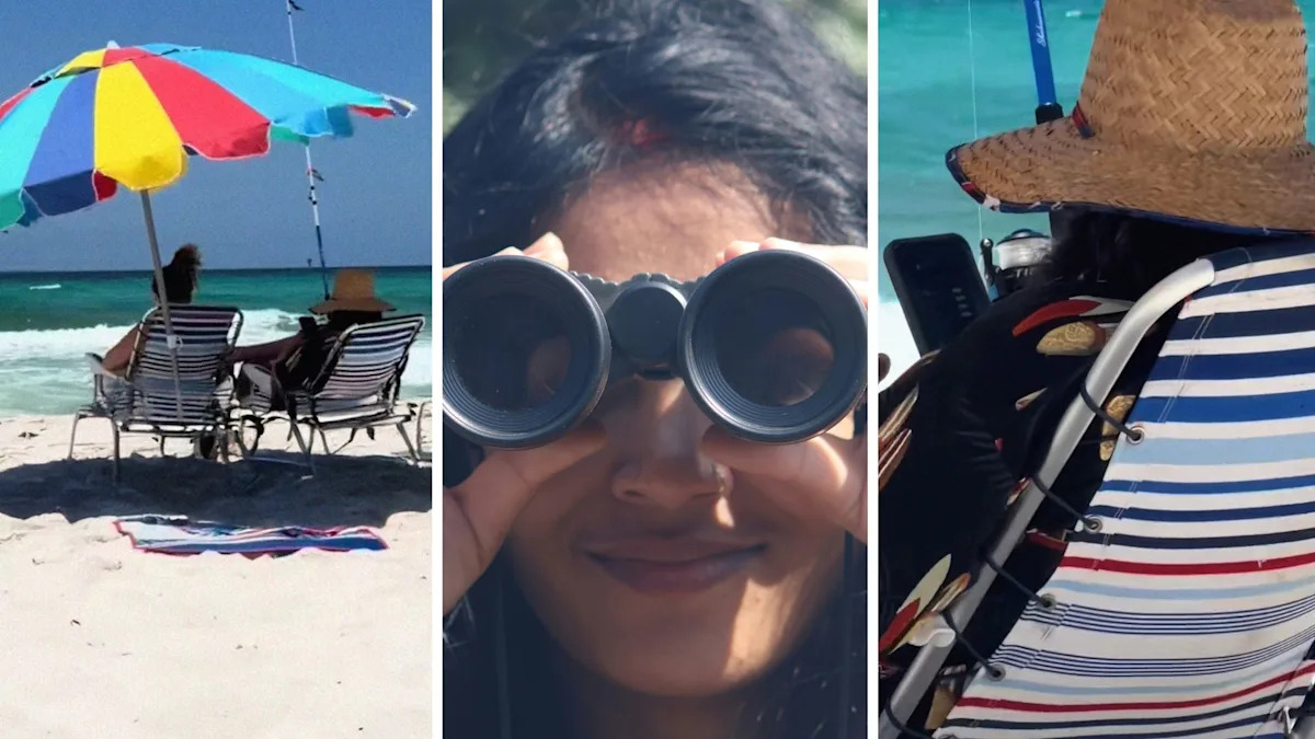Woman sees a couple at the beach in Florida and notices the man acting sus. Then she looks at his phone: ‘Go tell her’